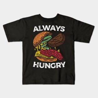 Always Hungry Cheeseburger Kids T-Shirt
